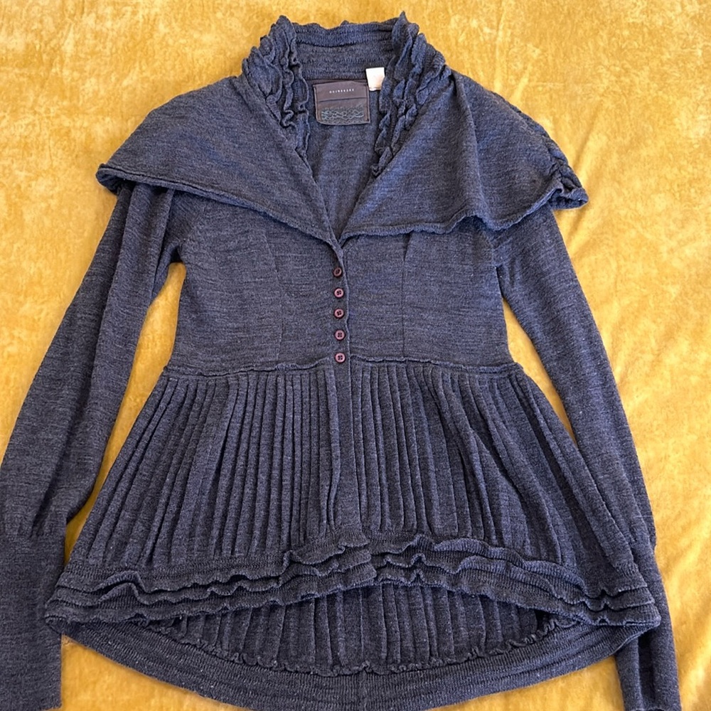 Anthropologie, merino wool cardigan